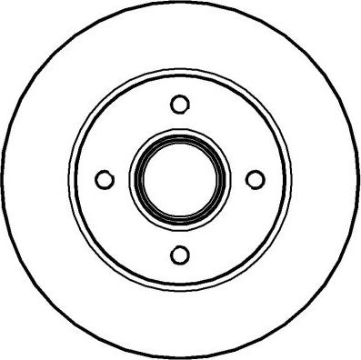 Comline ADC1568 - Тормозной диск autospares.lv