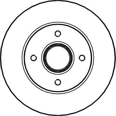 TRW DF2709S - Тормозной диск autospares.lv