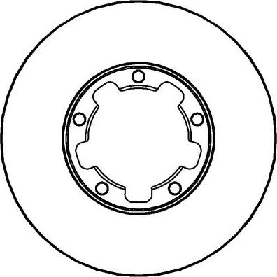 National NBD481 - Тормозной диск autospares.lv