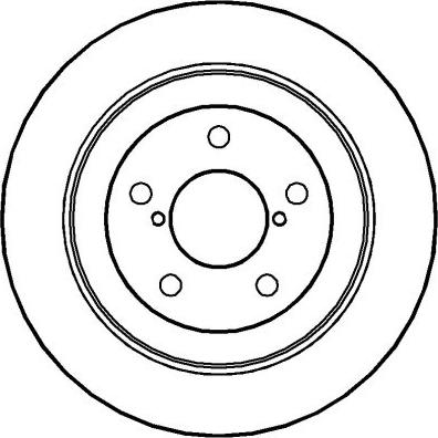 BENDIX 520450 - Тормозной диск autospares.lv