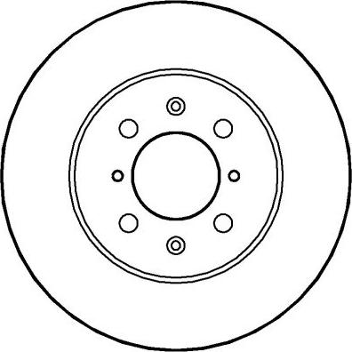 NATIONAL NBD091 - Тормозной диск autospares.lv