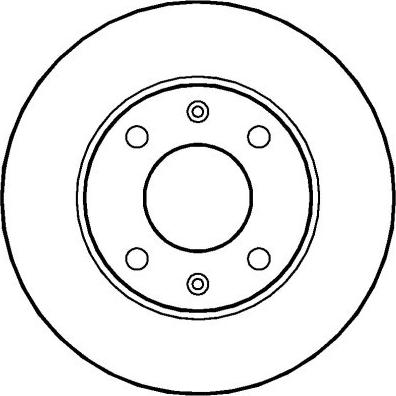 National NBD046 - Тормозной диск autospares.lv
