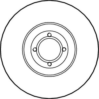 National NBD040 - Тормозной диск autospares.lv