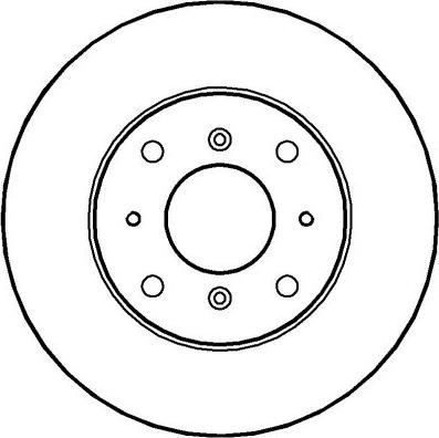 National NBD061 - Тормозной диск autospares.lv