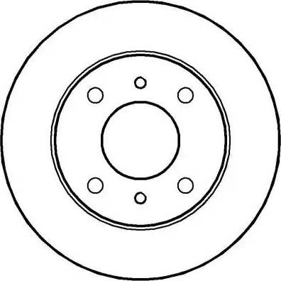 NATIONAL NBD068 - Тормозной диск autospares.lv