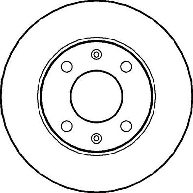 National NBD009 - Тормозной диск autospares.lv