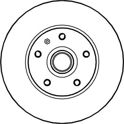 NK 204828 - Тормозной диск autospares.lv