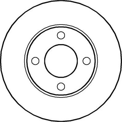 National NBD036 - Тормозной диск autospares.lv