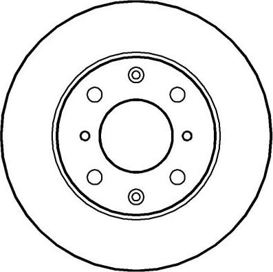 National NBD033 - Тормозной диск autospares.lv