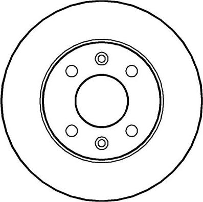 National NBD023 - Тормозной диск autospares.lv