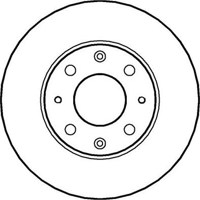 National NBD027 - Тормозной диск autospares.lv