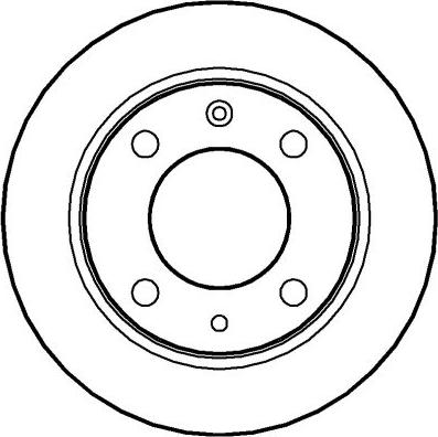 National NBD070 - Тормозной диск autospares.lv