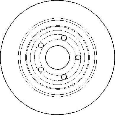 NATIONAL NBD1958 - Тормозной диск autospares.lv
