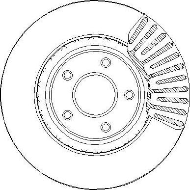 CAR ADN143179 - Тормозной диск autospares.lv