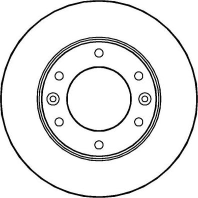 Japko 60K21 - Тормозной диск autospares.lv