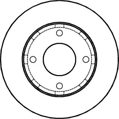 National NBD1400 - Тормозной диск autospares.lv