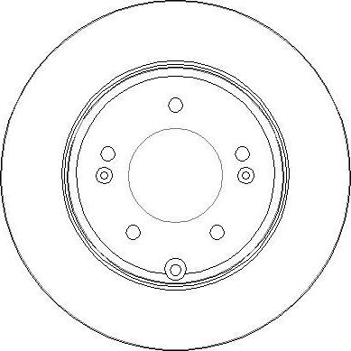 BENDIX 521307 - Тормозной диск autospares.lv