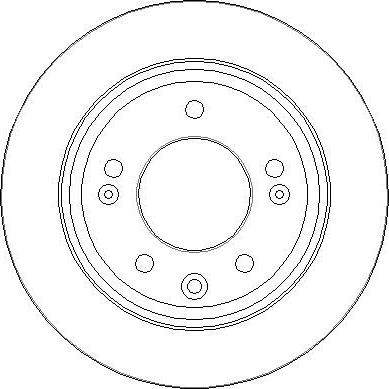 Ashuki I039-01 - Тормозной диск autospares.lv