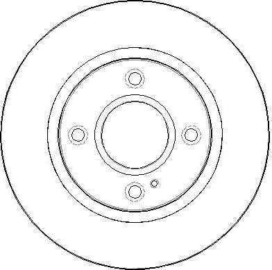 CAR HPD 1475 - Тормозной диск autospares.lv