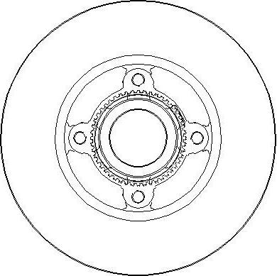 National NBD1515 - Тормозной диск autospares.lv