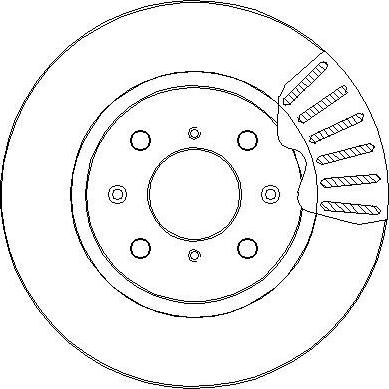 National NBD1586 - Тормозной диск autospares.lv