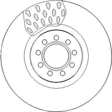 Delphi BG4101 - Тормозной диск autospares.lv