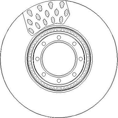 Remsa DF61216.10 - Тормозной диск autospares.lv