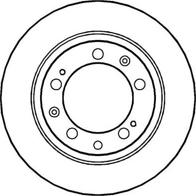 National NBD152 - Тормозной диск autospares.lv