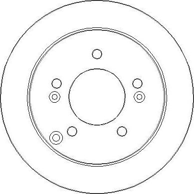 NPS H331I11 - Тормозной диск autospares.lv