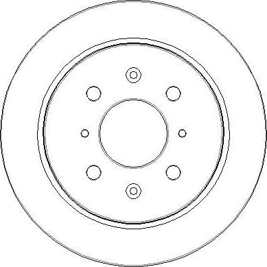 BOSCH 0 986 AB5 261 - Тормозной диск autospares.lv