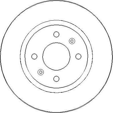 NATIONAL NBD1687 - Тормозной диск autospares.lv