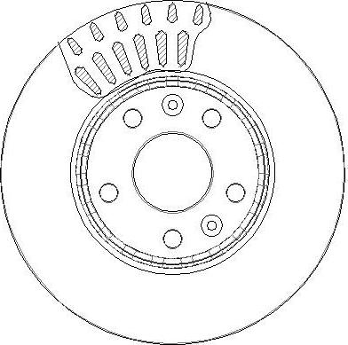 National NBD1638 - Тормозной диск autospares.lv