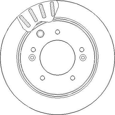 National NBD1620 - Тормозной диск autospares.lv