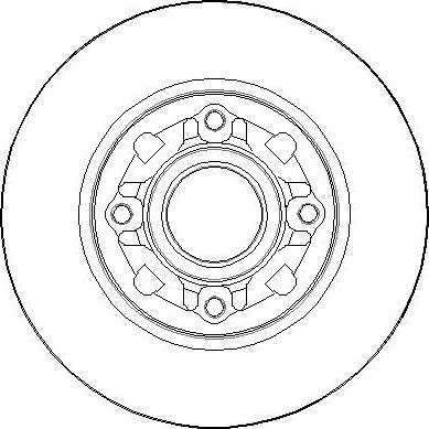 E.T.F. 19-2457 - Тормозной диск autospares.lv