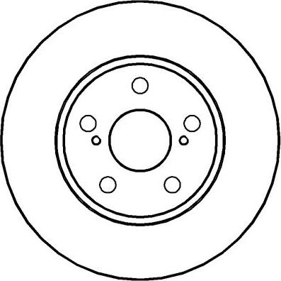 Kawe 6540 10 - Тормозной диск autospares.lv