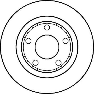 Delphi BG3525 - Тормозной диск autospares.lv