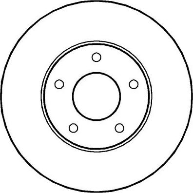 National NBD1164 - Тормозной диск autospares.lv