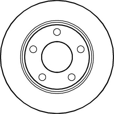 NATIONAL NBD1105 - Тормозной диск autospares.lv