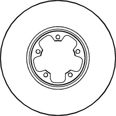 CAR BDC 5342 - Тормозной диск autospares.lv