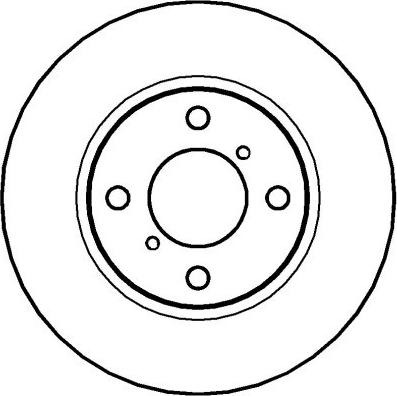 Bradi 1.3442.1.4 - Тормозной диск autospares.lv