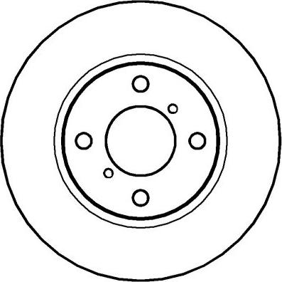 Fri.Tech. BD0659 - Тормозной диск autospares.lv