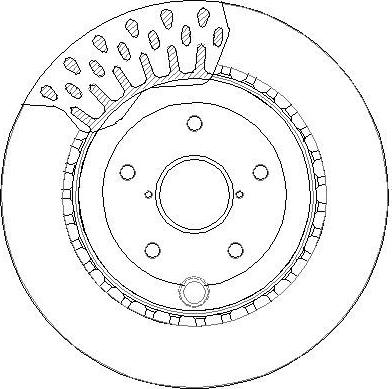 Comline AND6527 - Тормозной диск autospares.lv