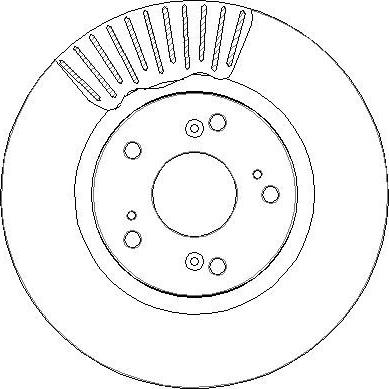 CAR BDA2686.20 - Тормозной диск autospares.lv