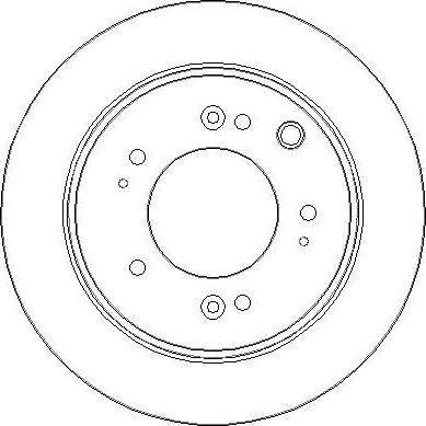 Kawe 61306 10 - Тормозной диск autospares.lv