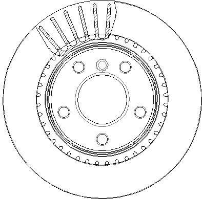 National NBD1816 - Тормозной диск autospares.lv