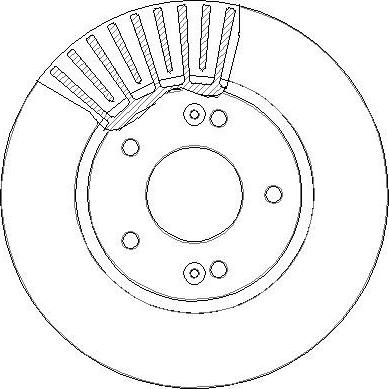 FIT FR0654V - Тормозной диск autospares.lv