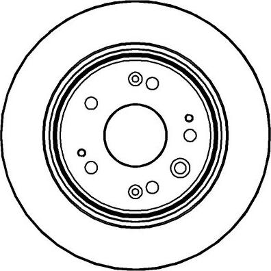 Juratek HON128 - Тормозной диск autospares.lv