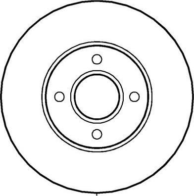 National NBD1384 - Тормозной диск autospares.lv