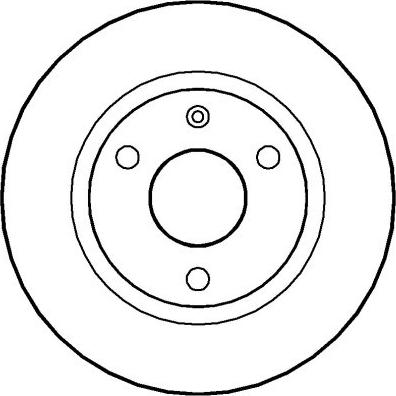 Triscan S527C - Тормозной диск autospares.lv