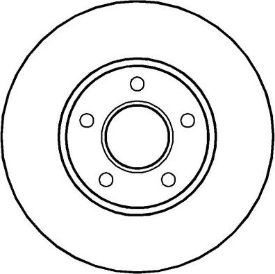 NATIONAL NBD1244 - Тормозной диск autospares.lv